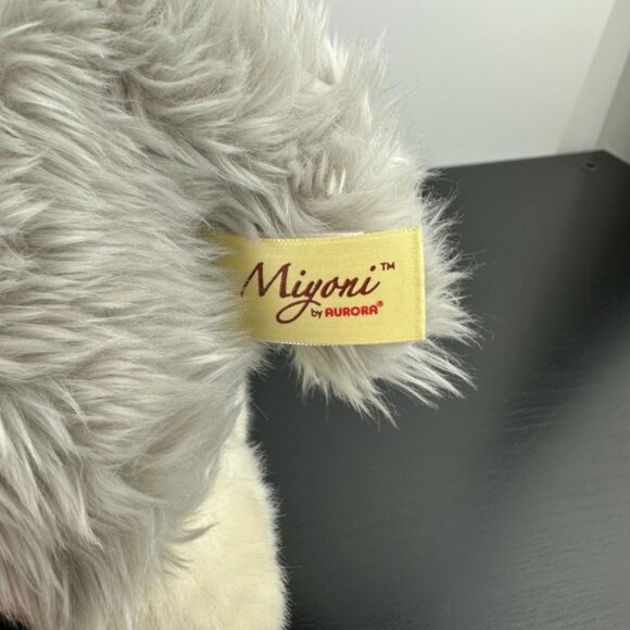 Aurora Miyoni Tots Wolf Pup 10 Realistic Gray White Plh Stuffed Animal - Picture 5 of 7